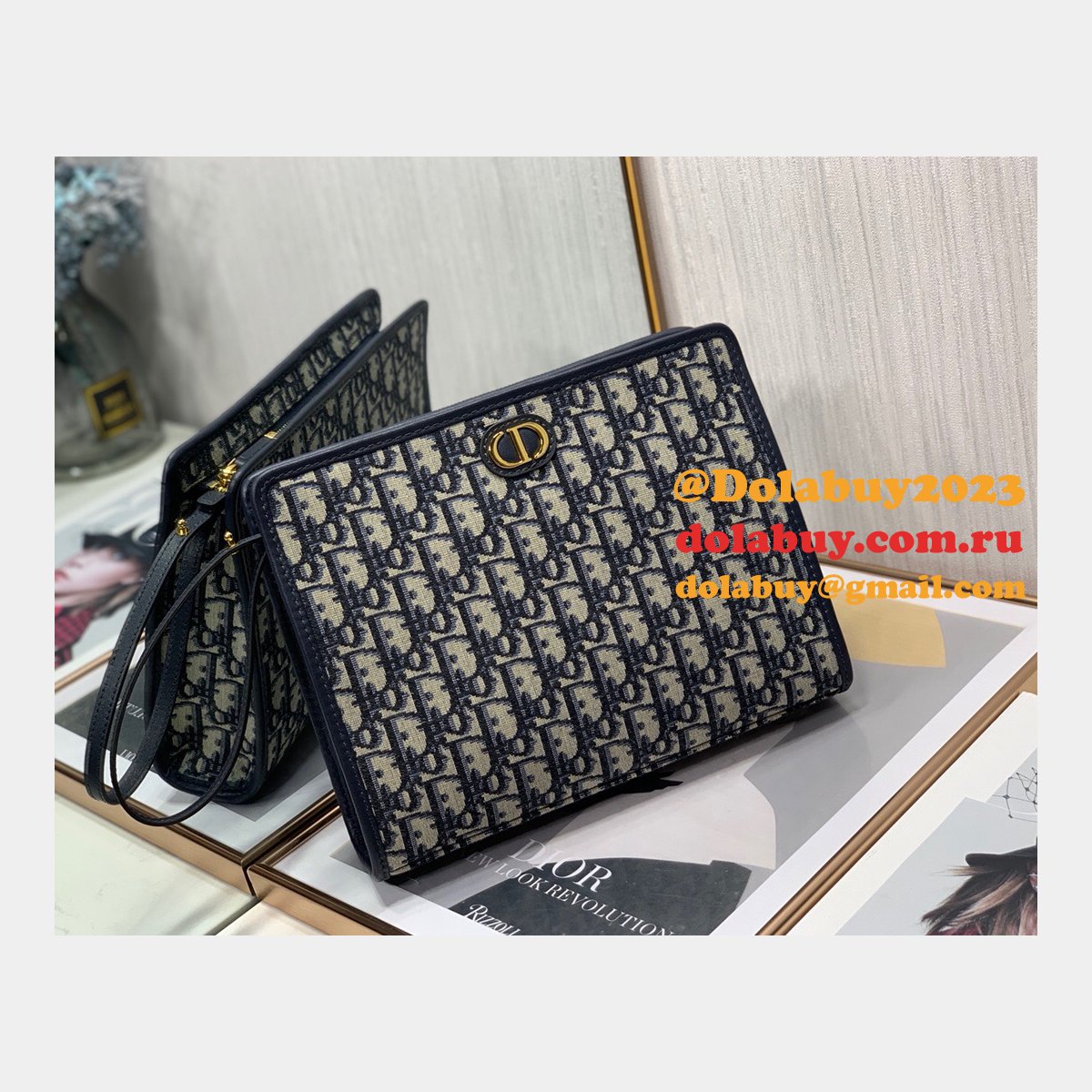 High Quality Happy Copy Dior Clutch Replica Bags