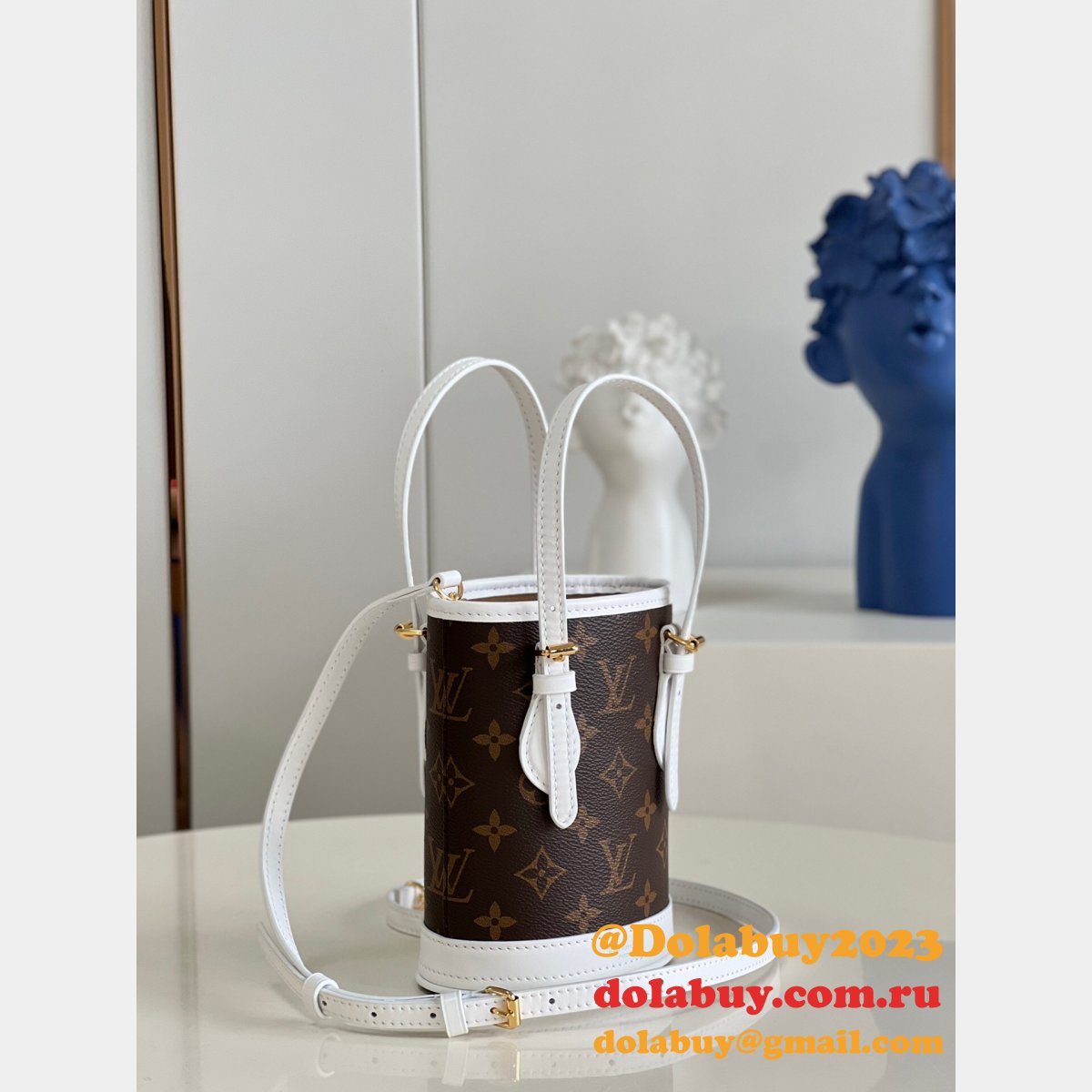 Buy Best High-Quality AAA Louis Vuitton Nano Bucket Monogram M81489 Bag