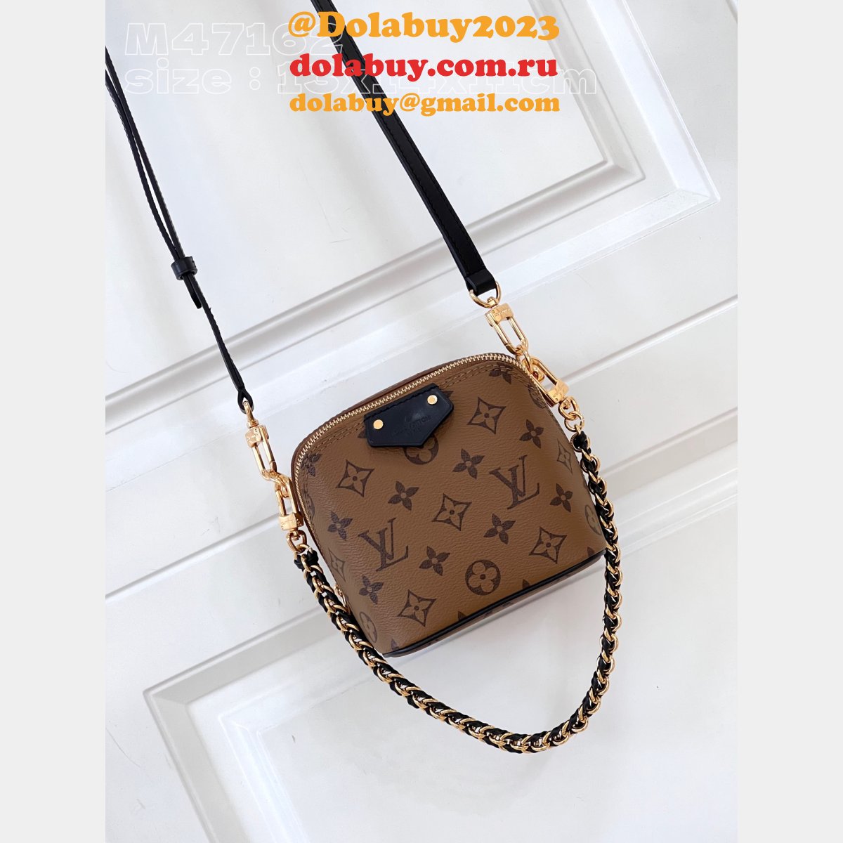 UK Louis Vuitton Copy M47162 Just In Case Monogram Reverse Canvas