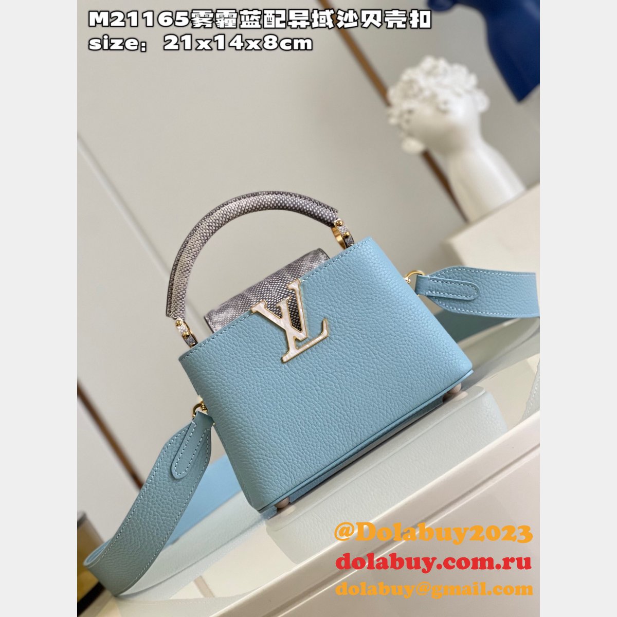 How To Louis Vuitton Buy M48865 Shoulder Bag Handbag Capucines
