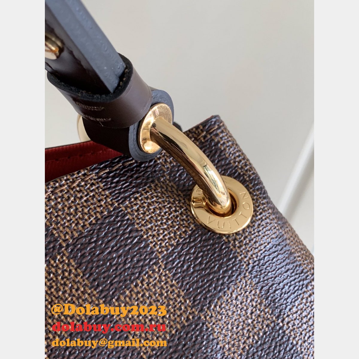 Best Louis Vuittons N44044 Graceful PM Damier Ebene in Brown