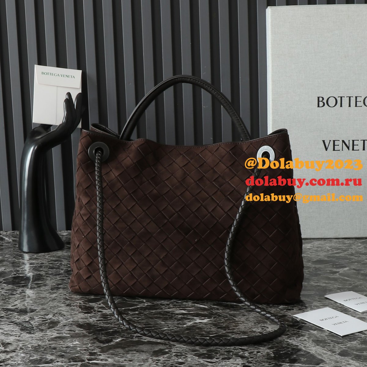 Luxury Bottega Veneta Fake Liberta Suede Andiamo