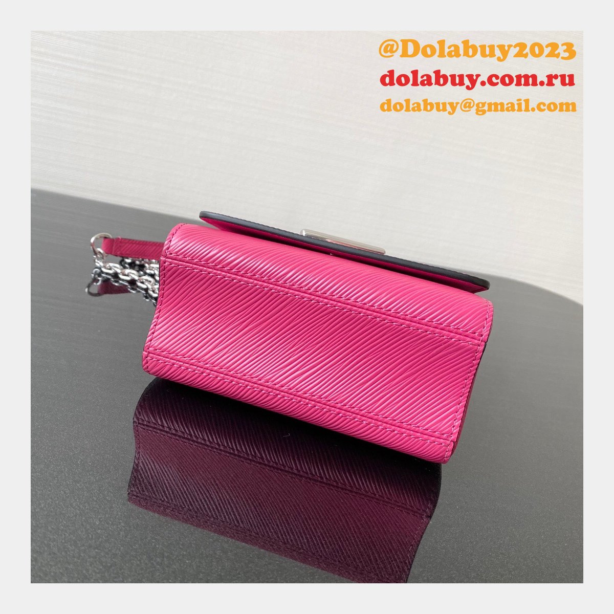 Replica Louis Vuitton Twist MM Epi Leather 16cm 4 Colours