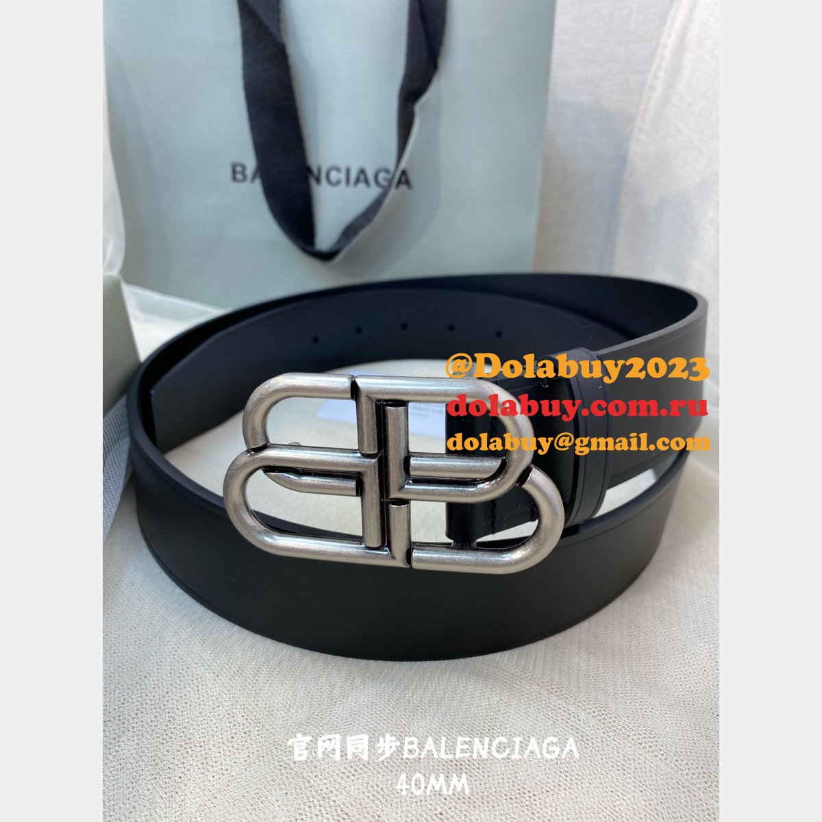High Quality Luxury Balenciaga Replica 1:1 Mirror Belts