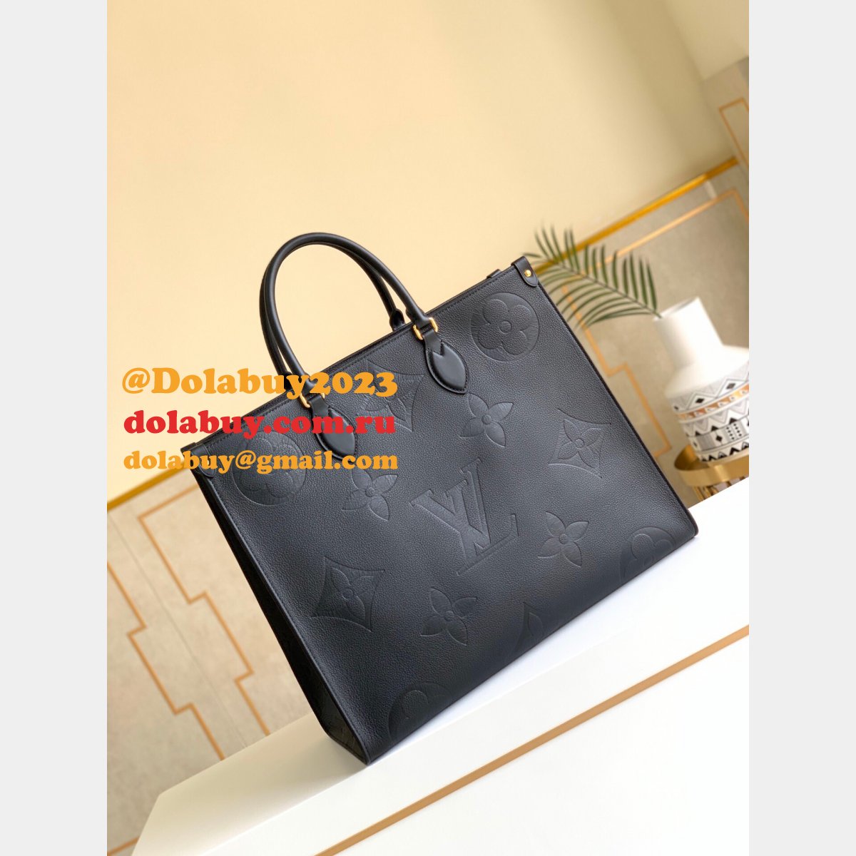 Louis Vuitton Wholesale OnTheGo GM Monogram Empreinte M45081/M44925 Leather