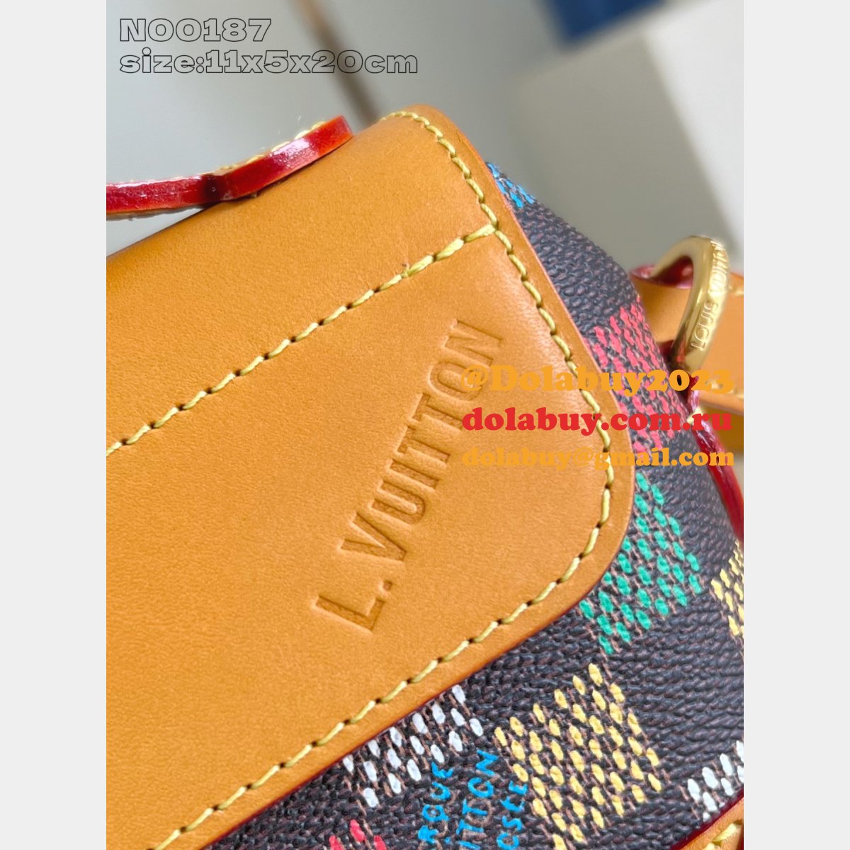 Louis Vuitton N00187 Steamer East West Wearable Wallet Damier Bag