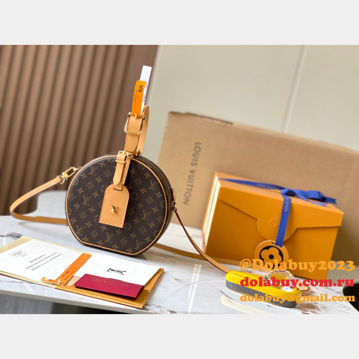 Fake Louis Vuitton Petite Boite Chapeau M43514 Bags Online Sale Store