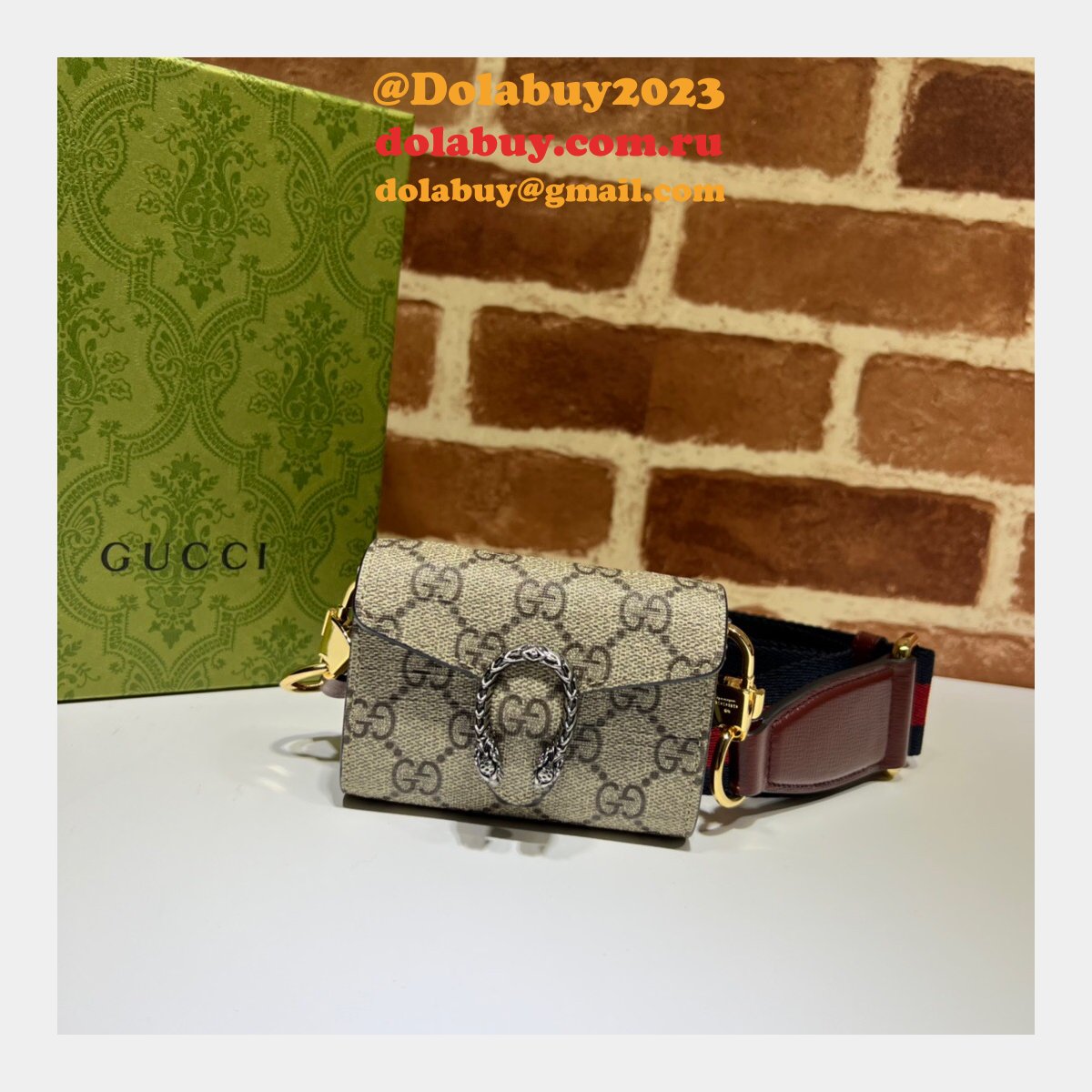 I Buy Replica Dionysus Chain Wallet Metallic 696804 Bag