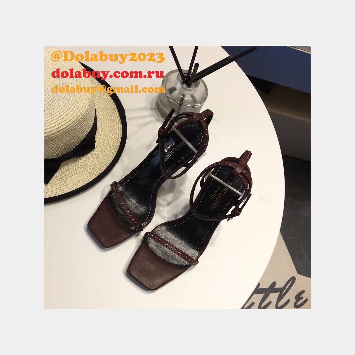 Saint Laurent High Heel Sandals 006