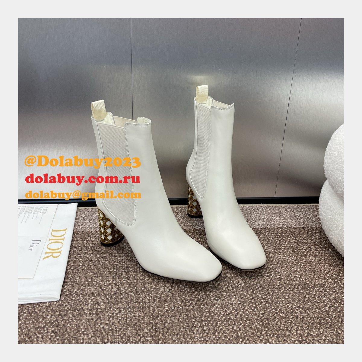 Top Quality Dior Icon Heeled Ankle Boot
