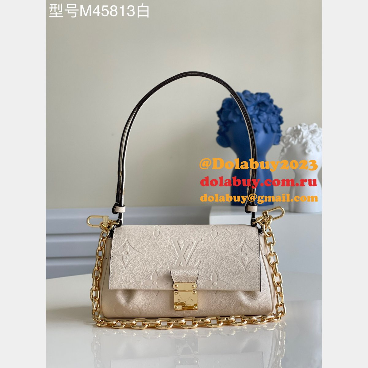 Buy Replica Louis Vuitton Favorite Monogram Empreinte Leather M45813 Bag