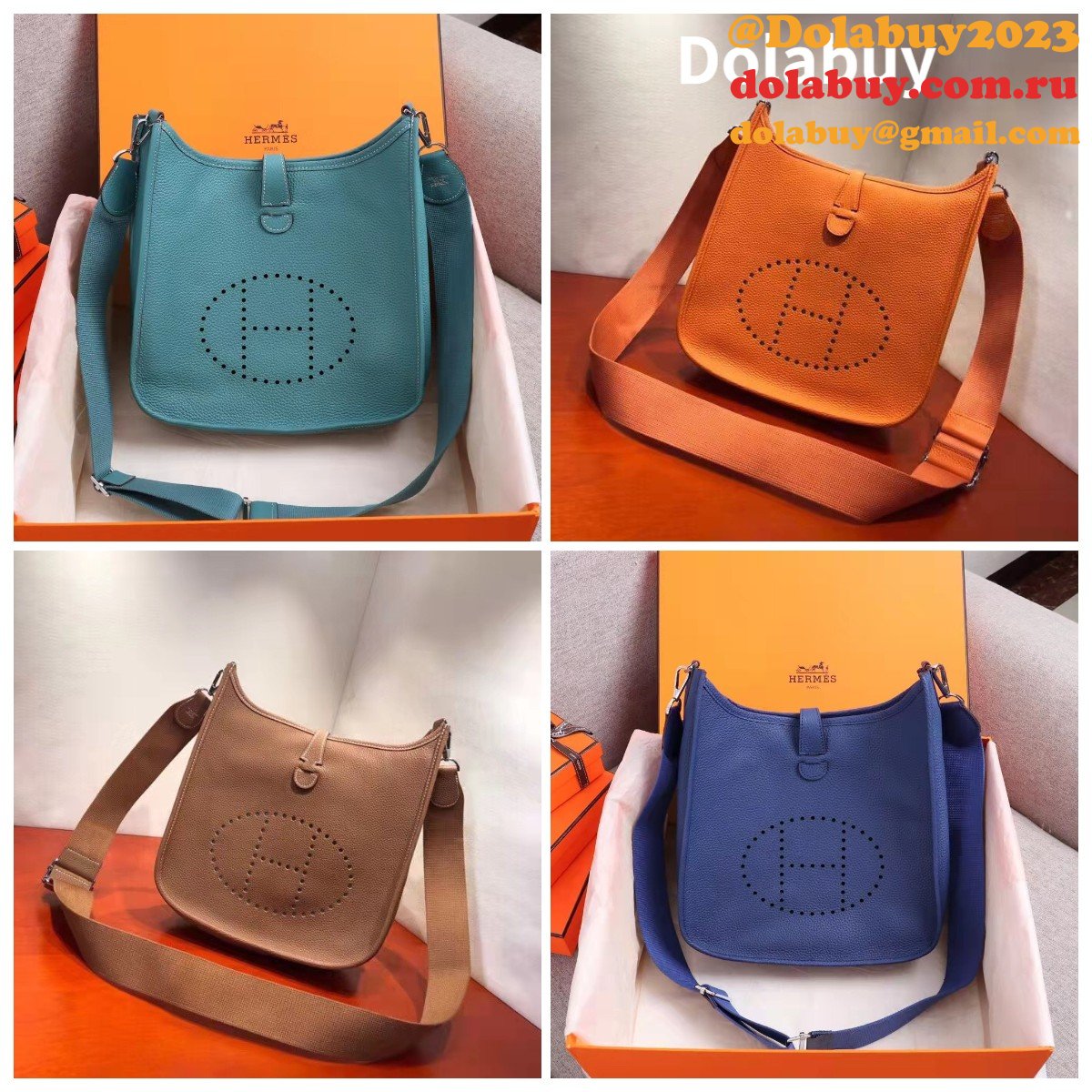 Where to buy High Quality Hermes Evelyne III 28cm Replicas Bag