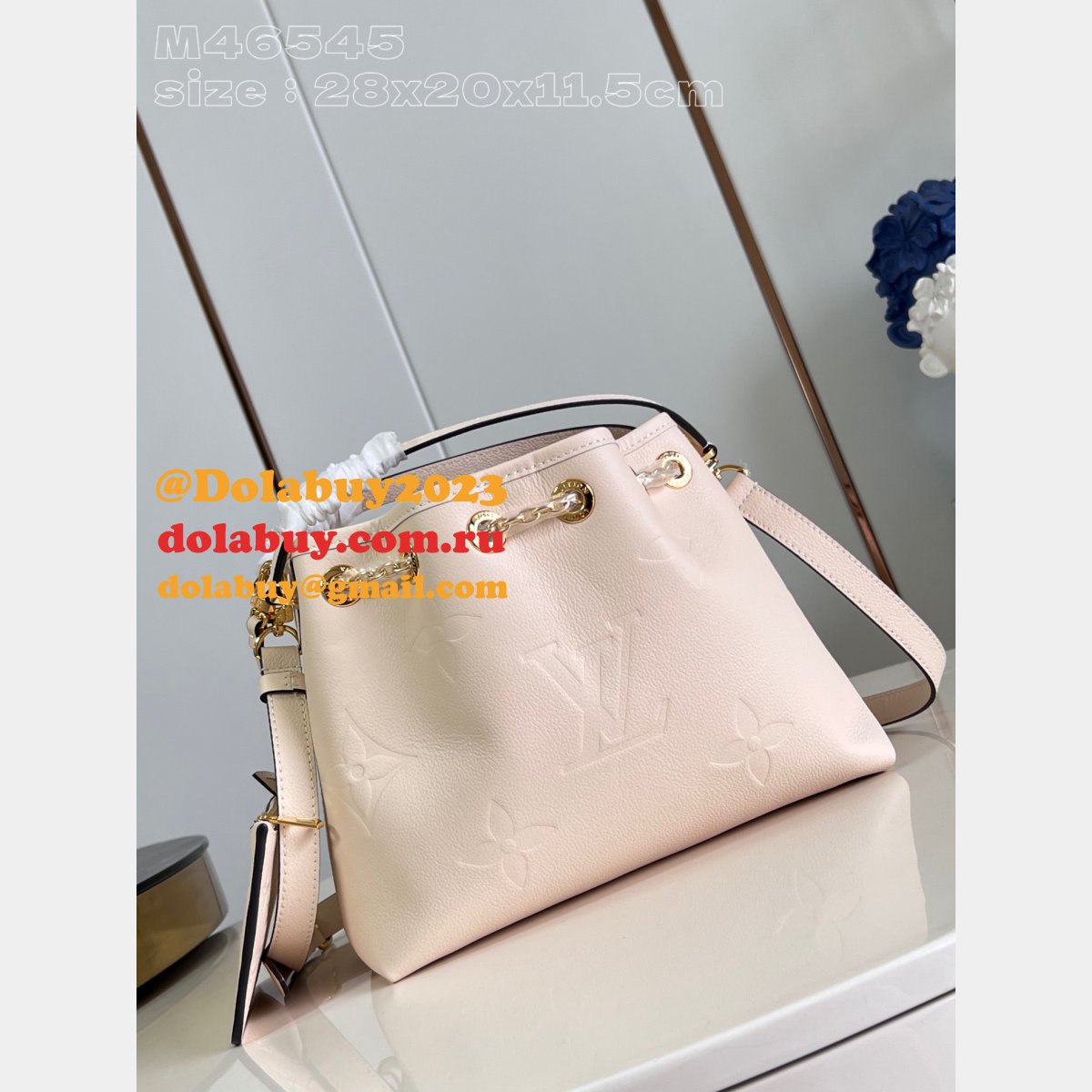 Louis Vuitton M46545 Replica Trianon Monogram Empreinte Bag
