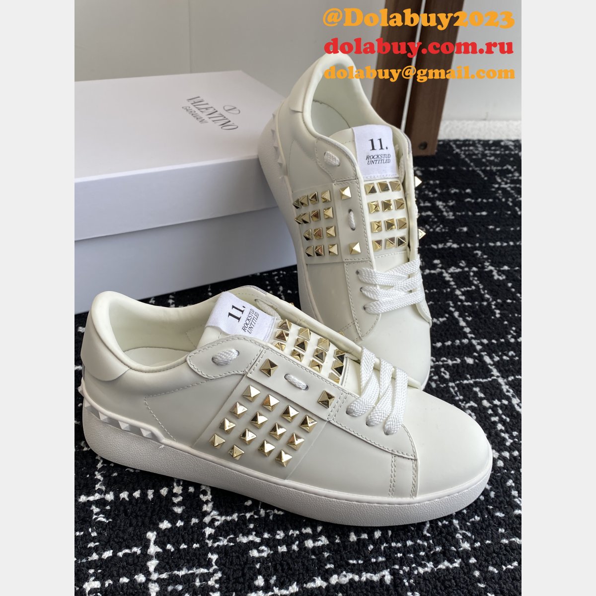 Luxury Top Quality Valentino UNTITLED OPEN SNEAKER