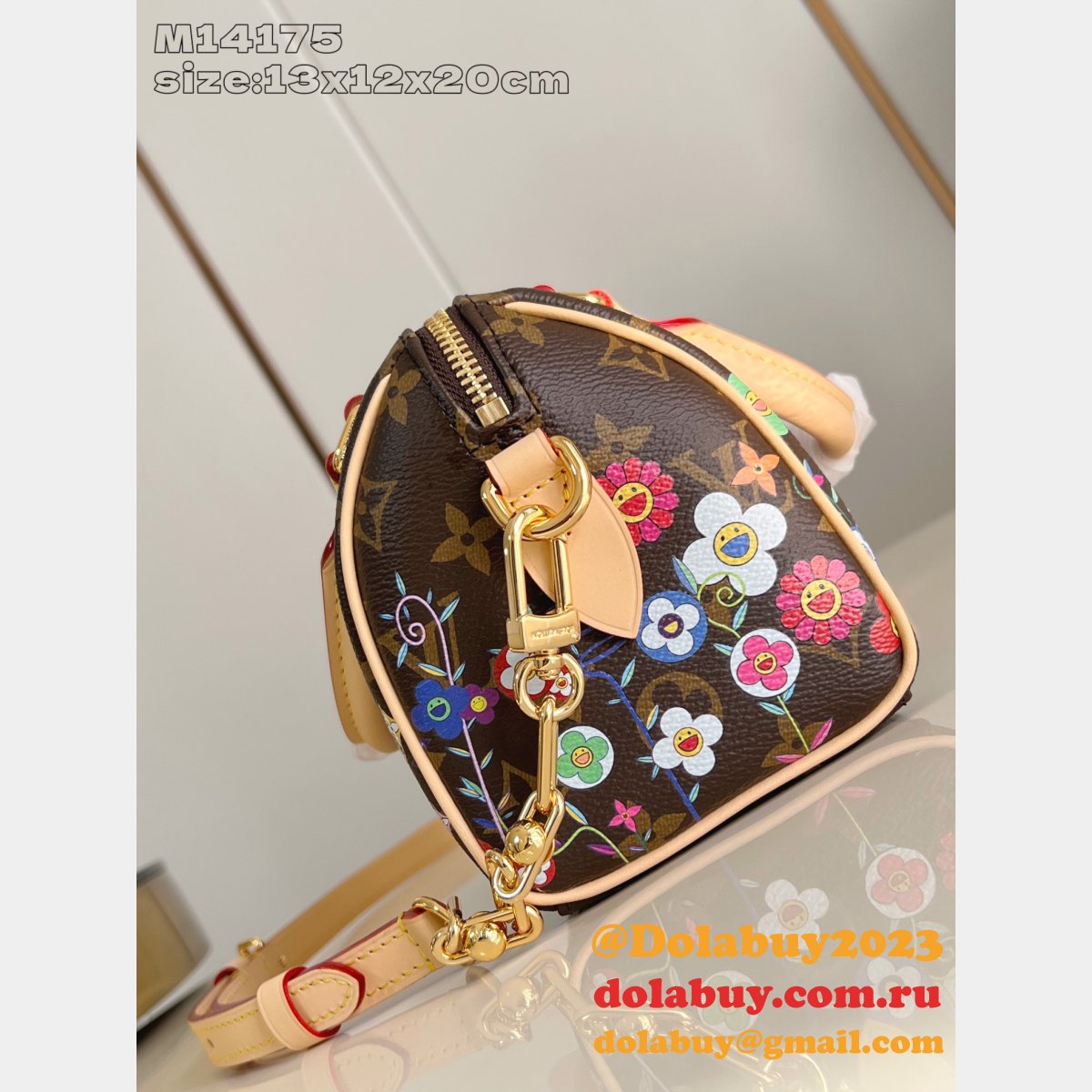 Louis Vuitton M14175 LV x TM Speedy Bandoulière 20 Monogram Lcons Bag