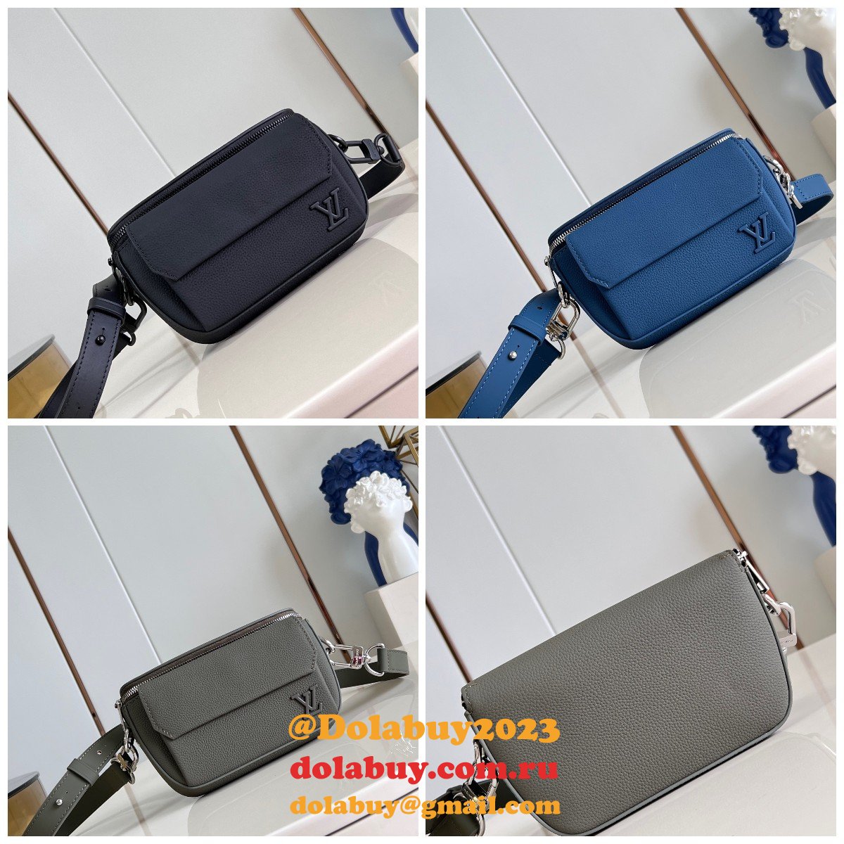 Pilot Wearable Wallet M83563/M83560 LV Aerogram Replica Bags
