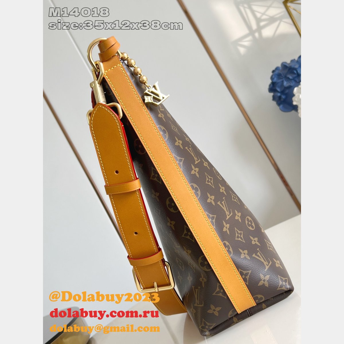 Louis Vuitton Knockoff M14018 Vagabond Hobo G69 Newness Bag