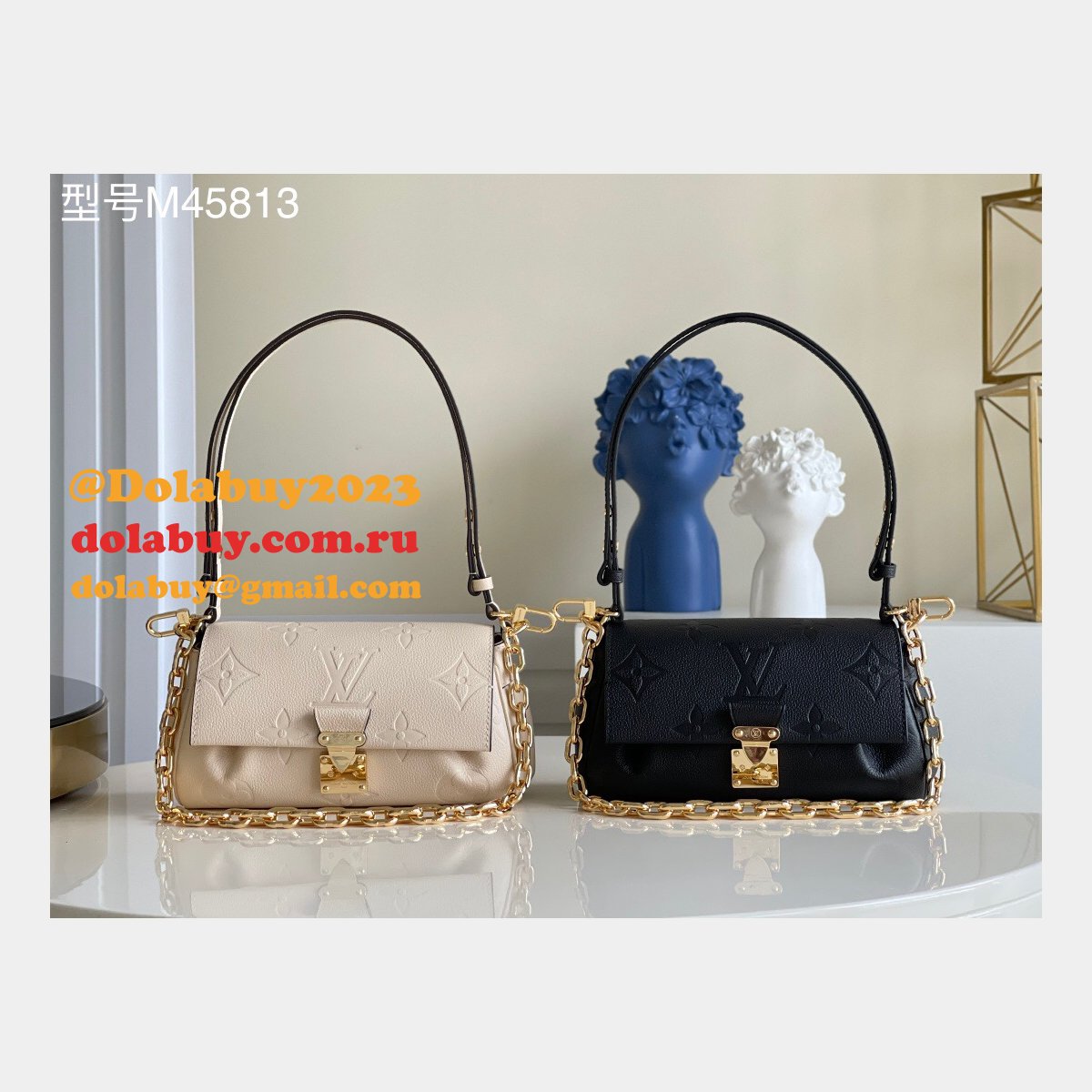 Buy Replica Louis Vuitton Favorite Monogram Empreinte Leather M45813 Bag