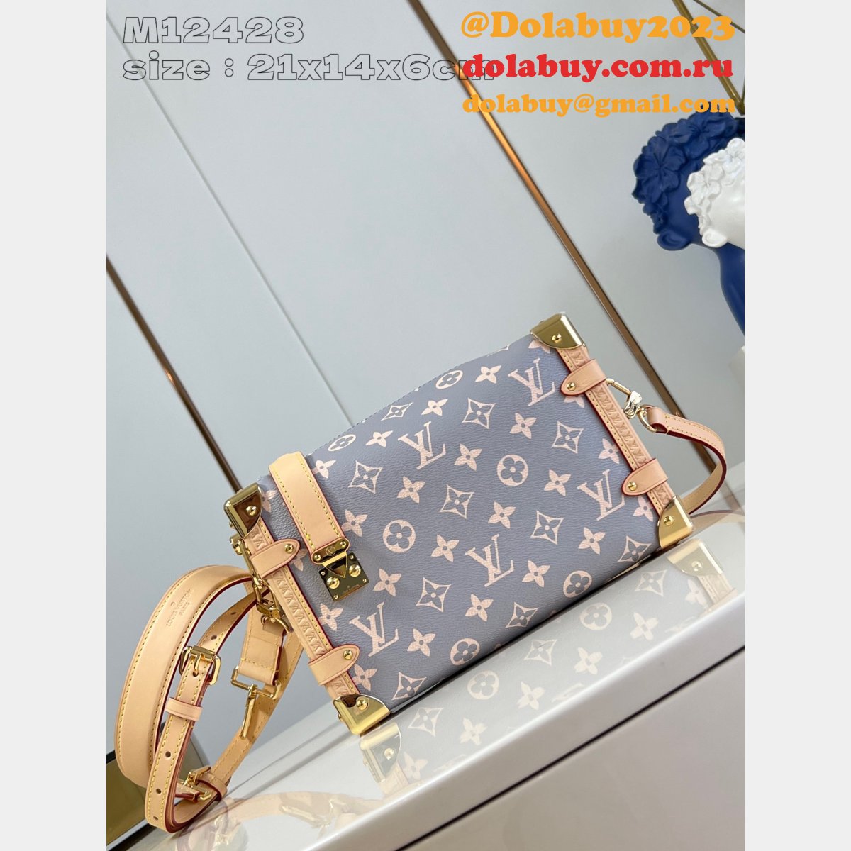Luxury Louis Vuitton Fake Side Trunk M12428 Designer Bag