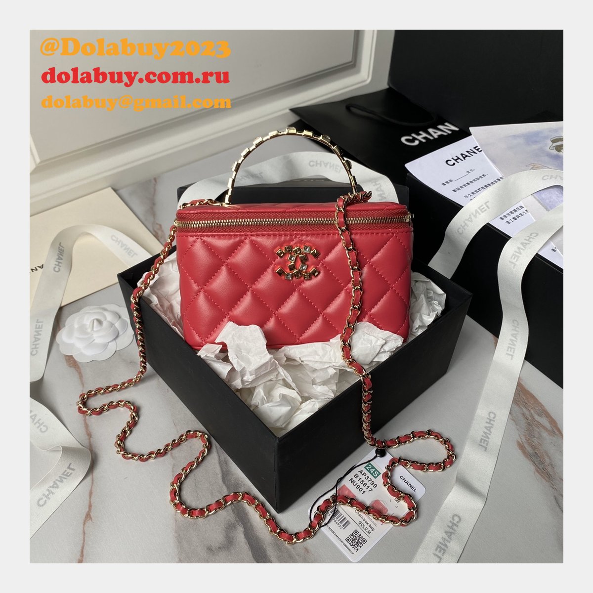 Top Perfect Vanity AP3799 Classic Chain 17cm Replica Bag