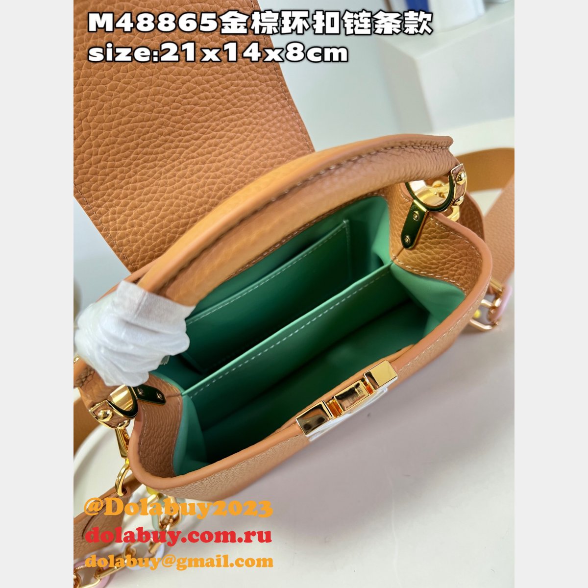 Capucines Louis Vuitton High Quality Fake M48865 Handbag