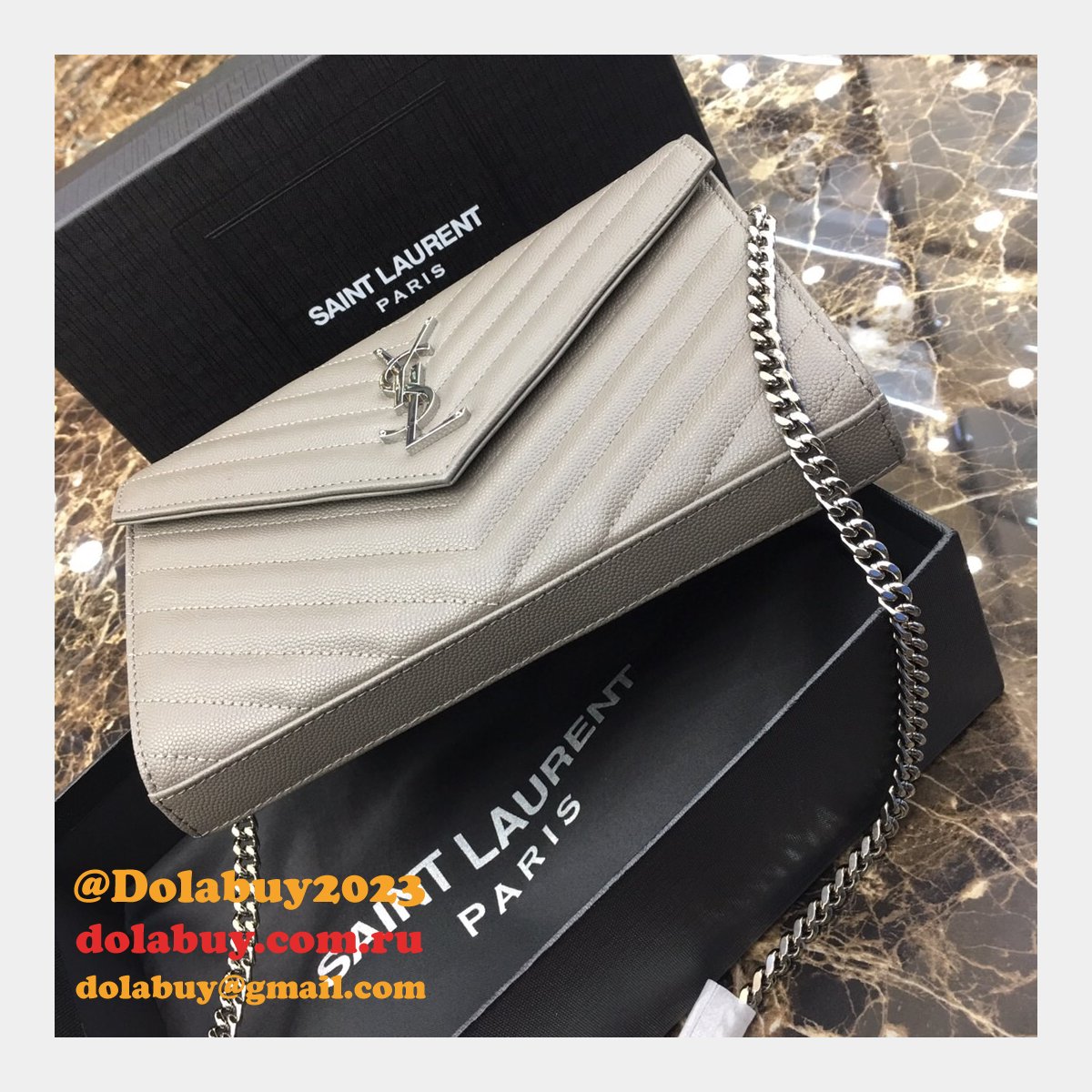 Ysl Saint Laurent niki chain shoulder bag 22cm