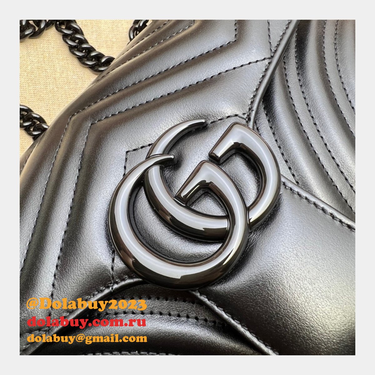 perfect G*u*i 443497 gg marmont small shoulder replicas bags