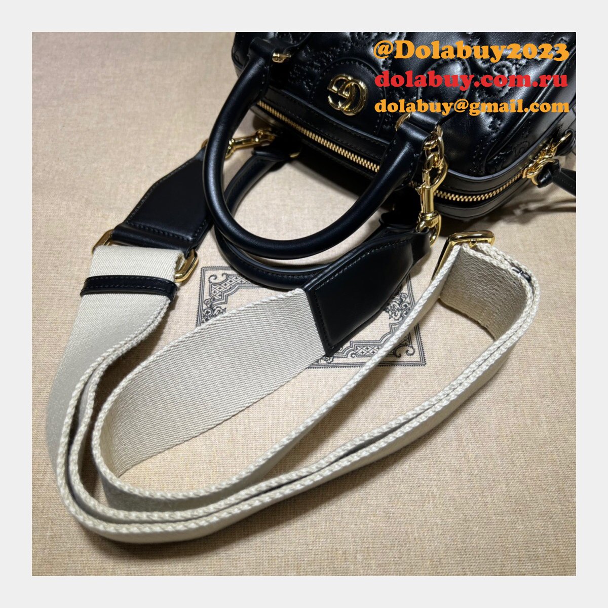 G*u*i best perfect gg matelassé leather top handle 702251 replica bag