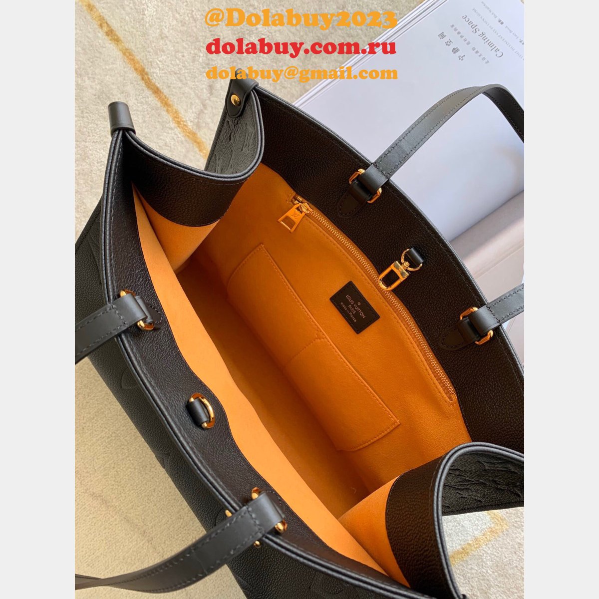 Louis Vuitton M45595 Onthego MM Monogram Empreinte Replicas Bag