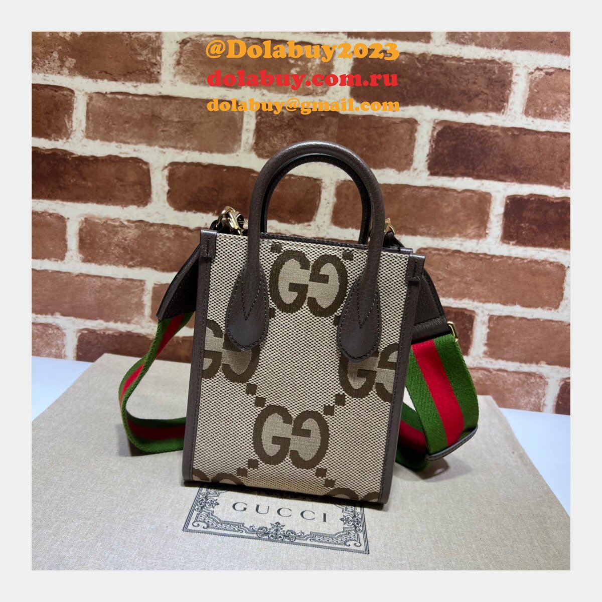 G*u*i dolabuy buy best 699406 replica jumbo gg mini tote bag