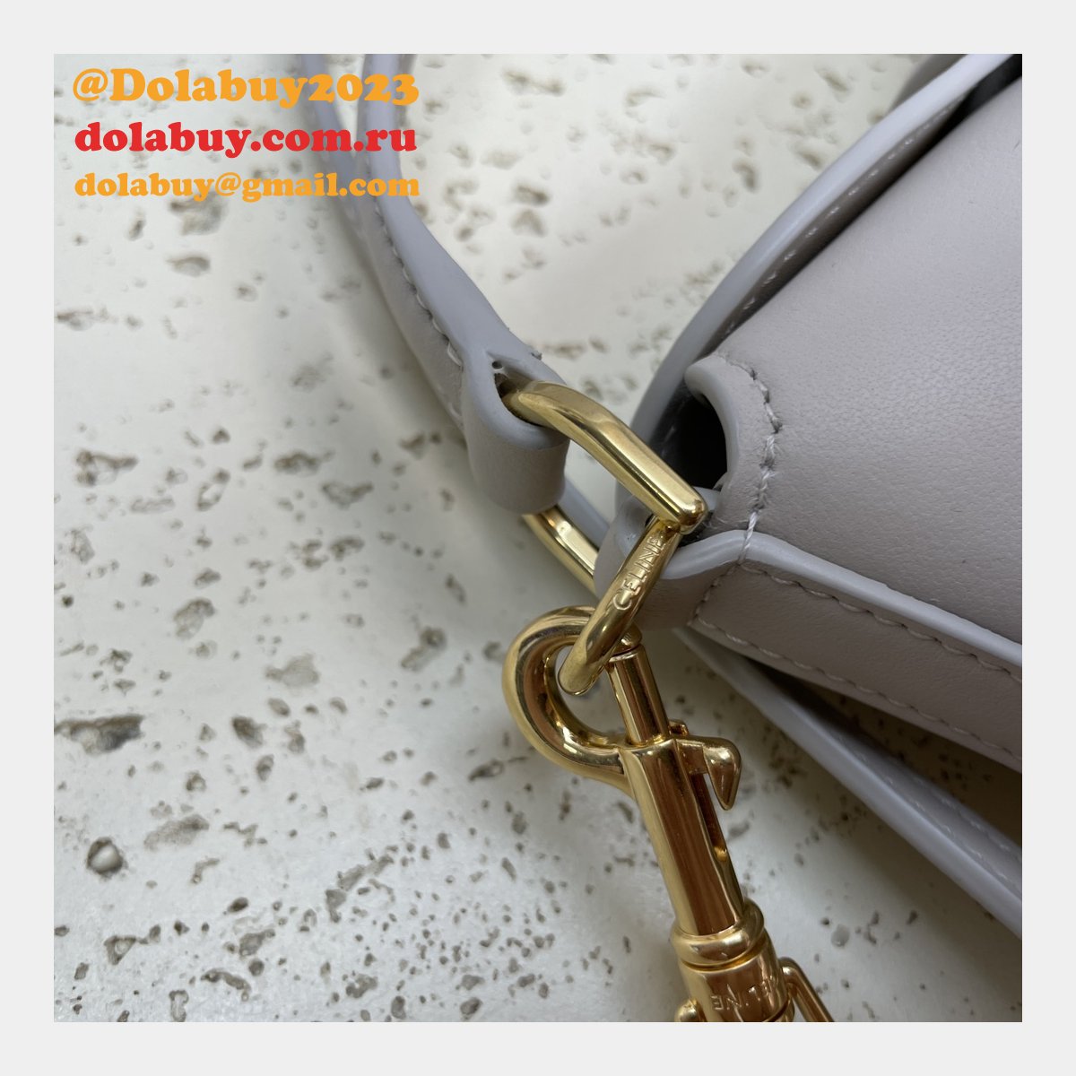 Top Quality Celine 10K943 Bucket Triomphe Smooth Designer Bag