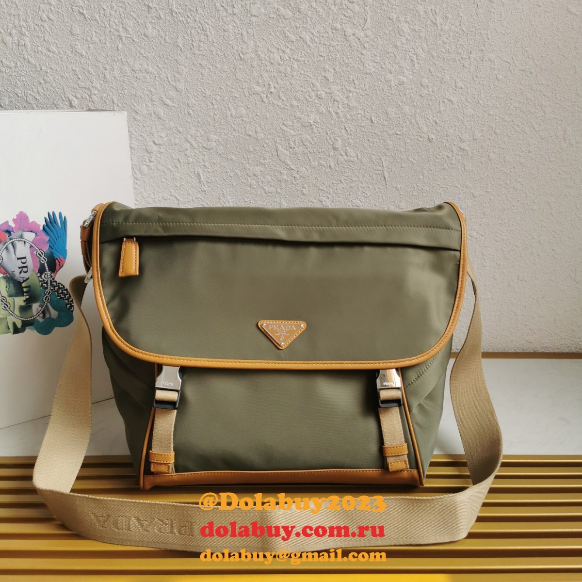 Cheap Top Quality Prada Re-Nylon New messenger bag