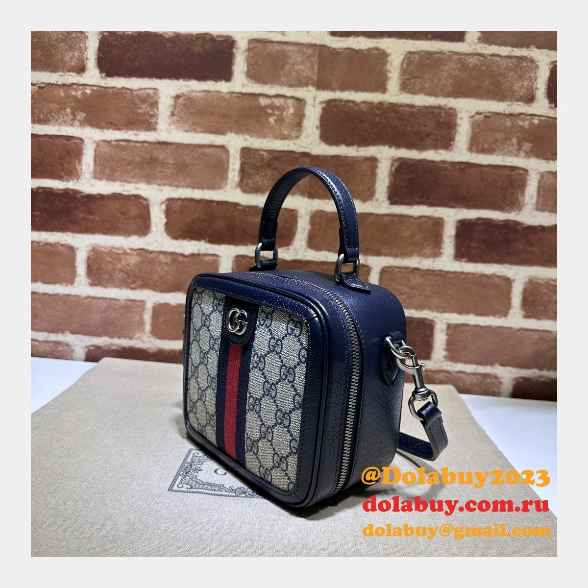 ophidia gg G*u*i wholesale 772157 top handle fake bag