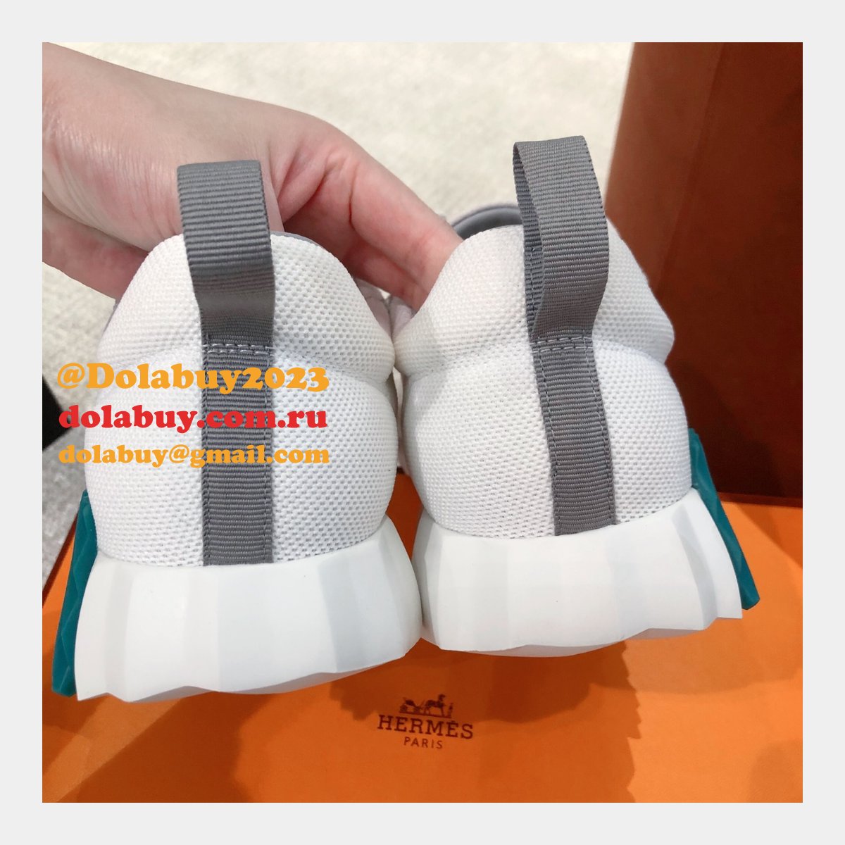 Fashion Designer Hermes WOMEN/MEN BOUNCING SNEAKER