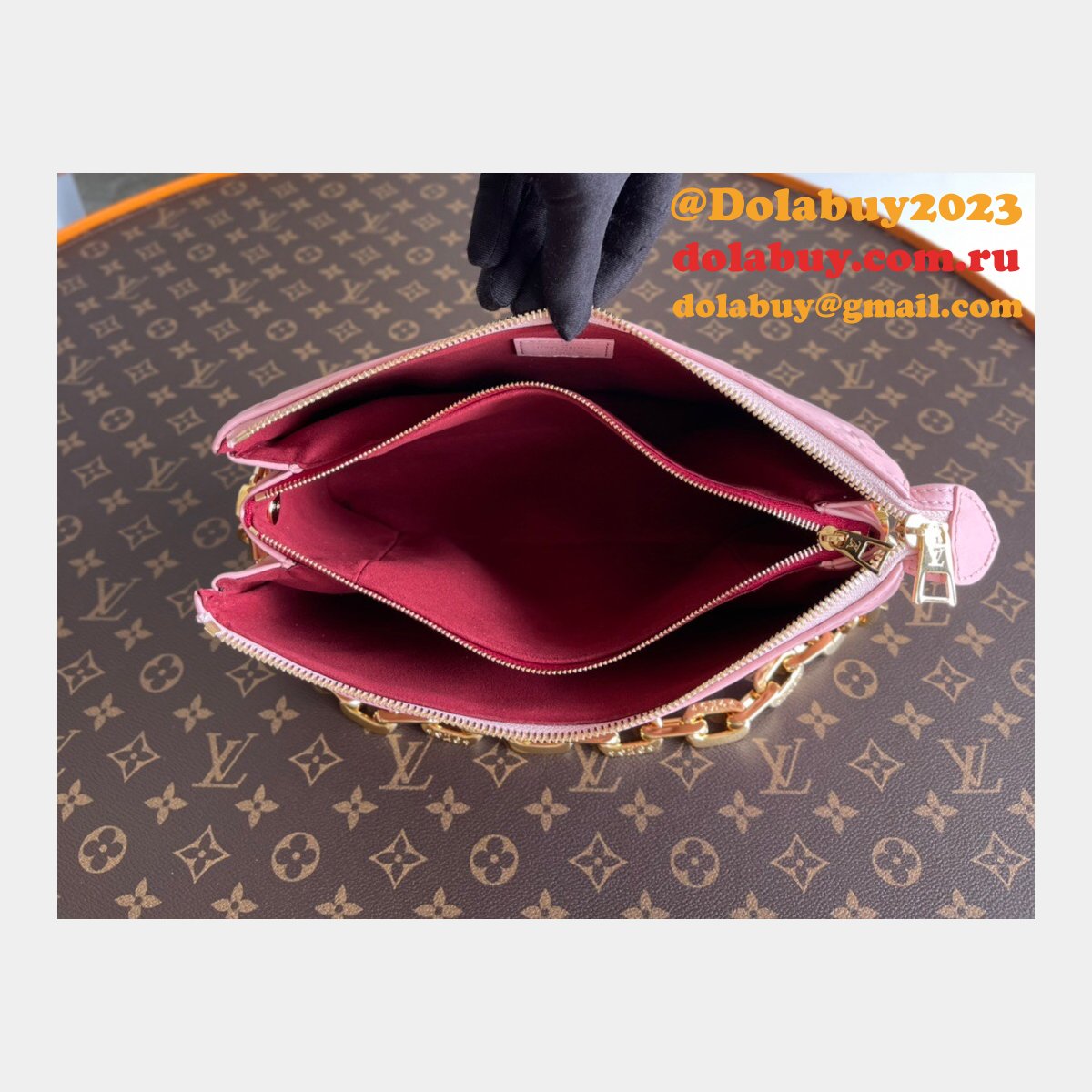 Replica Wholesale Louis Vuittons Coussin PM H27 M59276 Pinks Bags