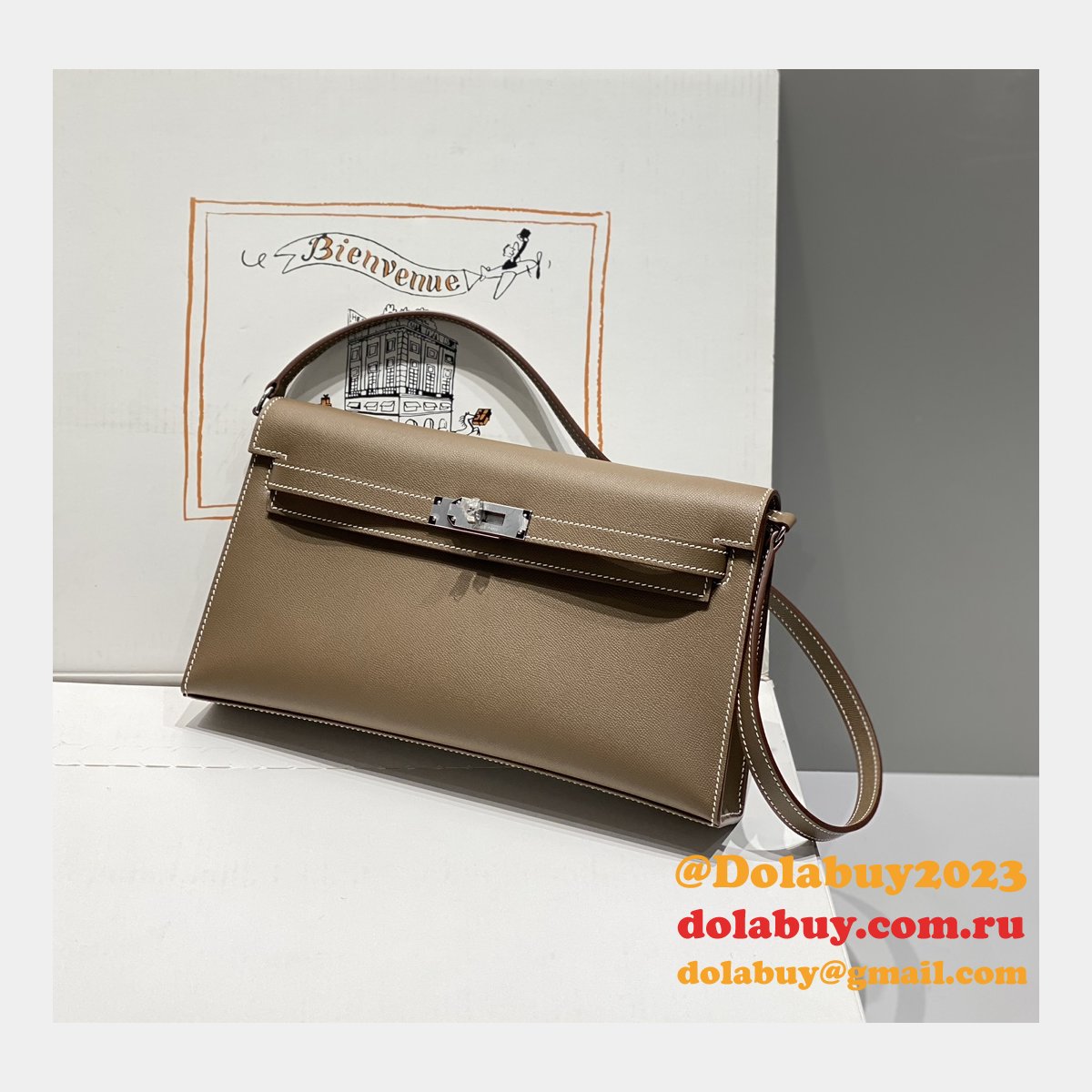 Luxury hermes kelly elan Customized Madame BAG