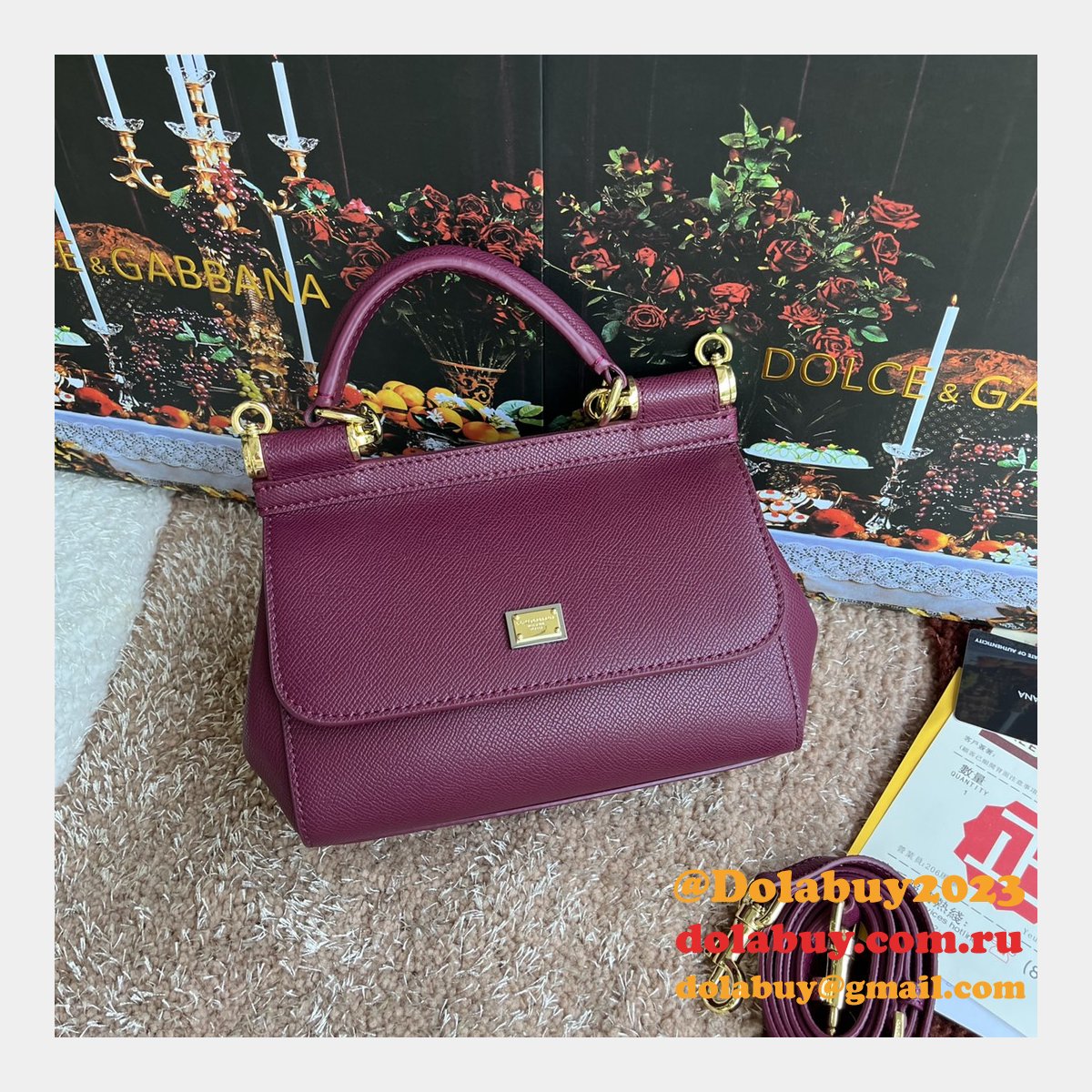 Dolce & Gabbana High Quality Replica 4135 Sicily Bag