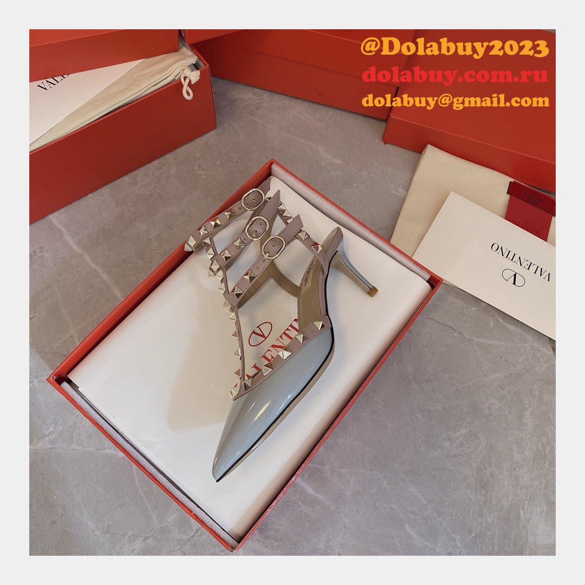 Fashion Valentino high heels Perfect Cheap High End Replica