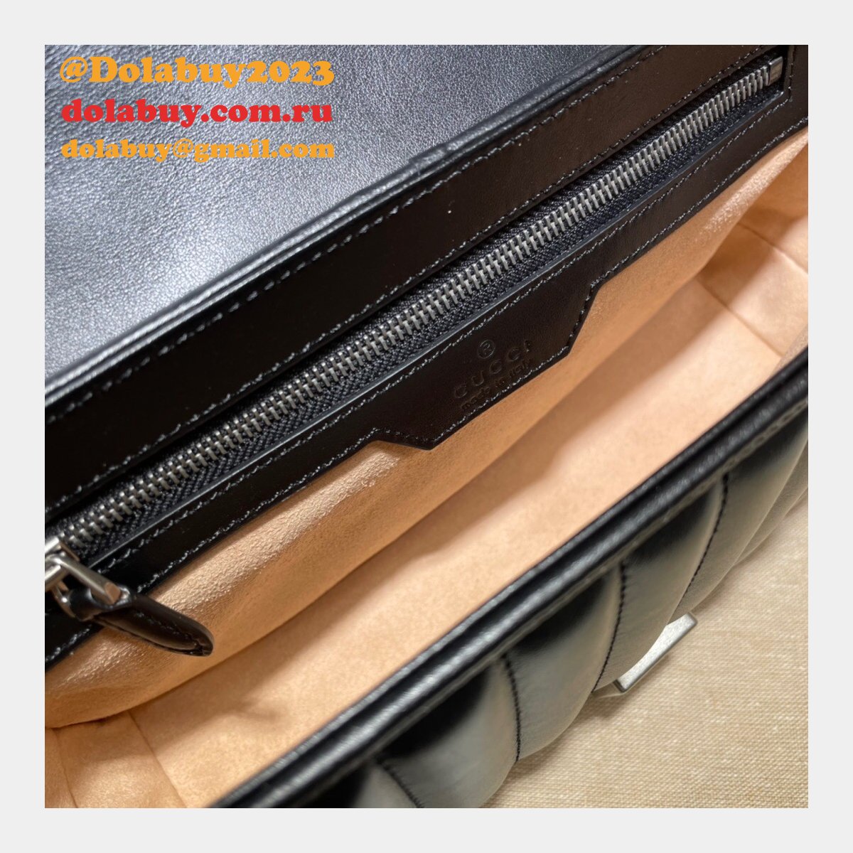 designer G*u*i replicas gg marmont matelassé shoulder bag in hibiscus black 443497 leather