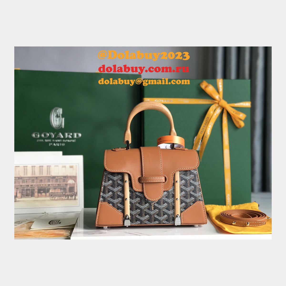 Goyard Best Quality Fake Saïgon 020192 Replica Bags Store