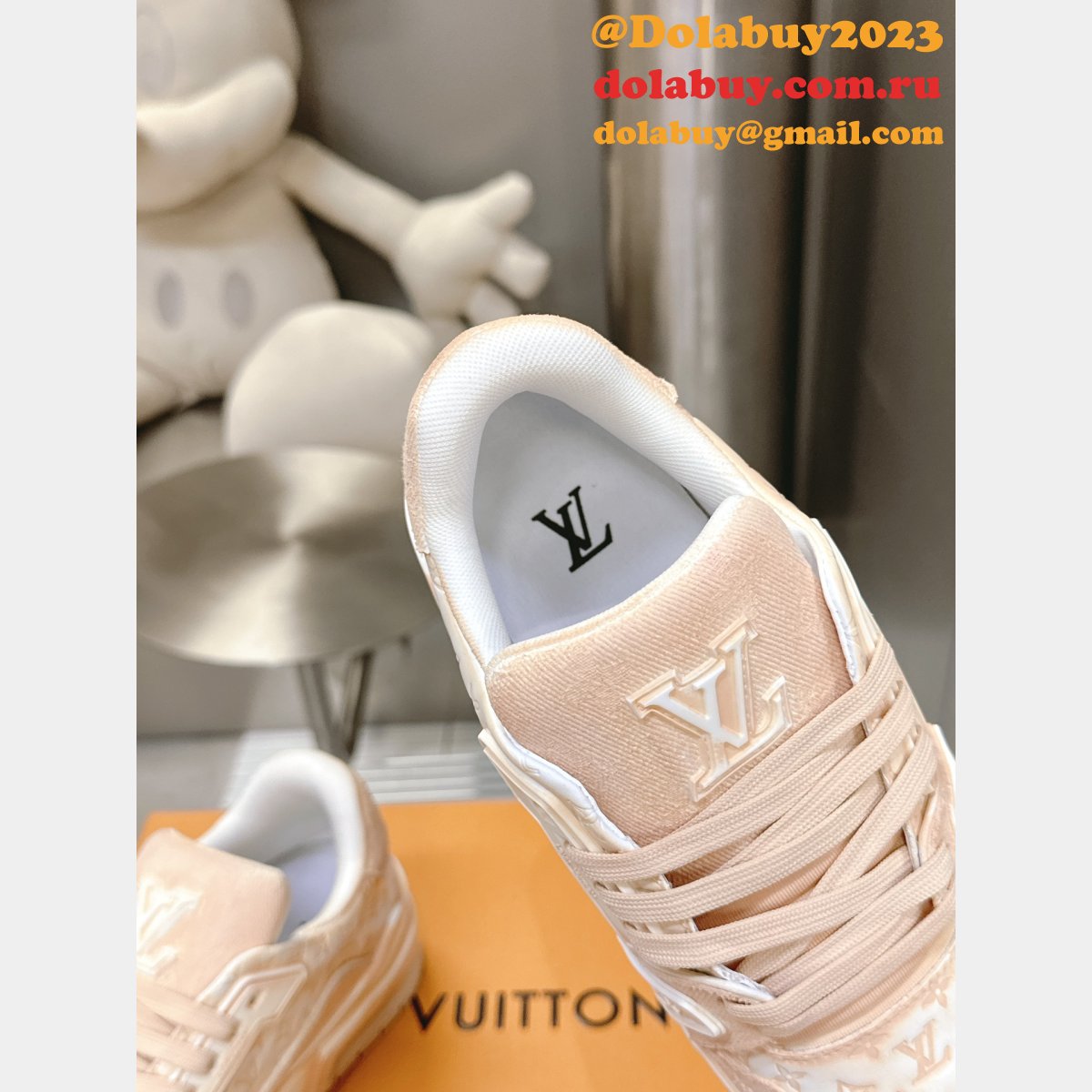 Top Quality Cheap LV Trainer Maxi Line WOMEN/MEN SHOES
