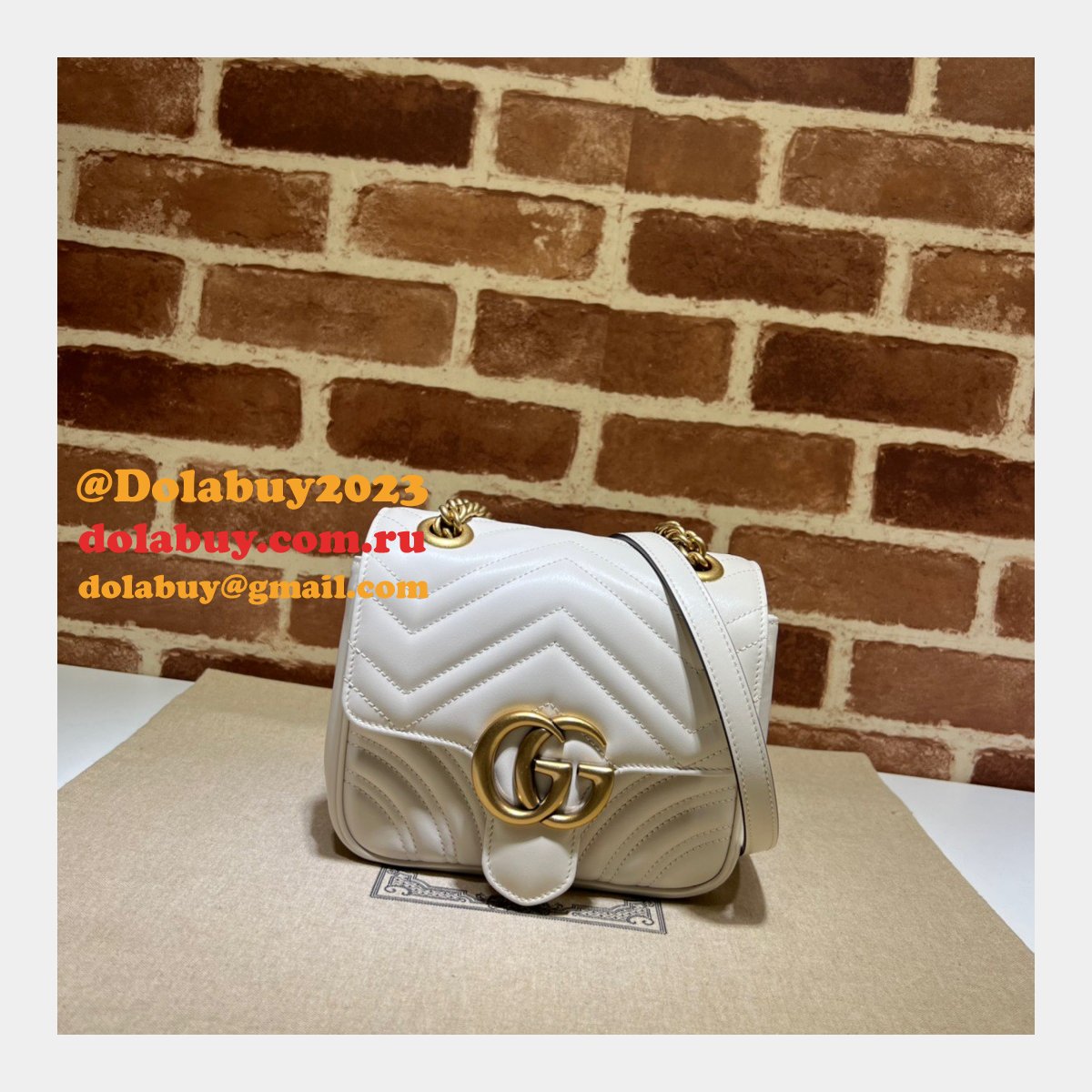 G*u*i replicas gg marmont 739682 shoulder wholesale bag