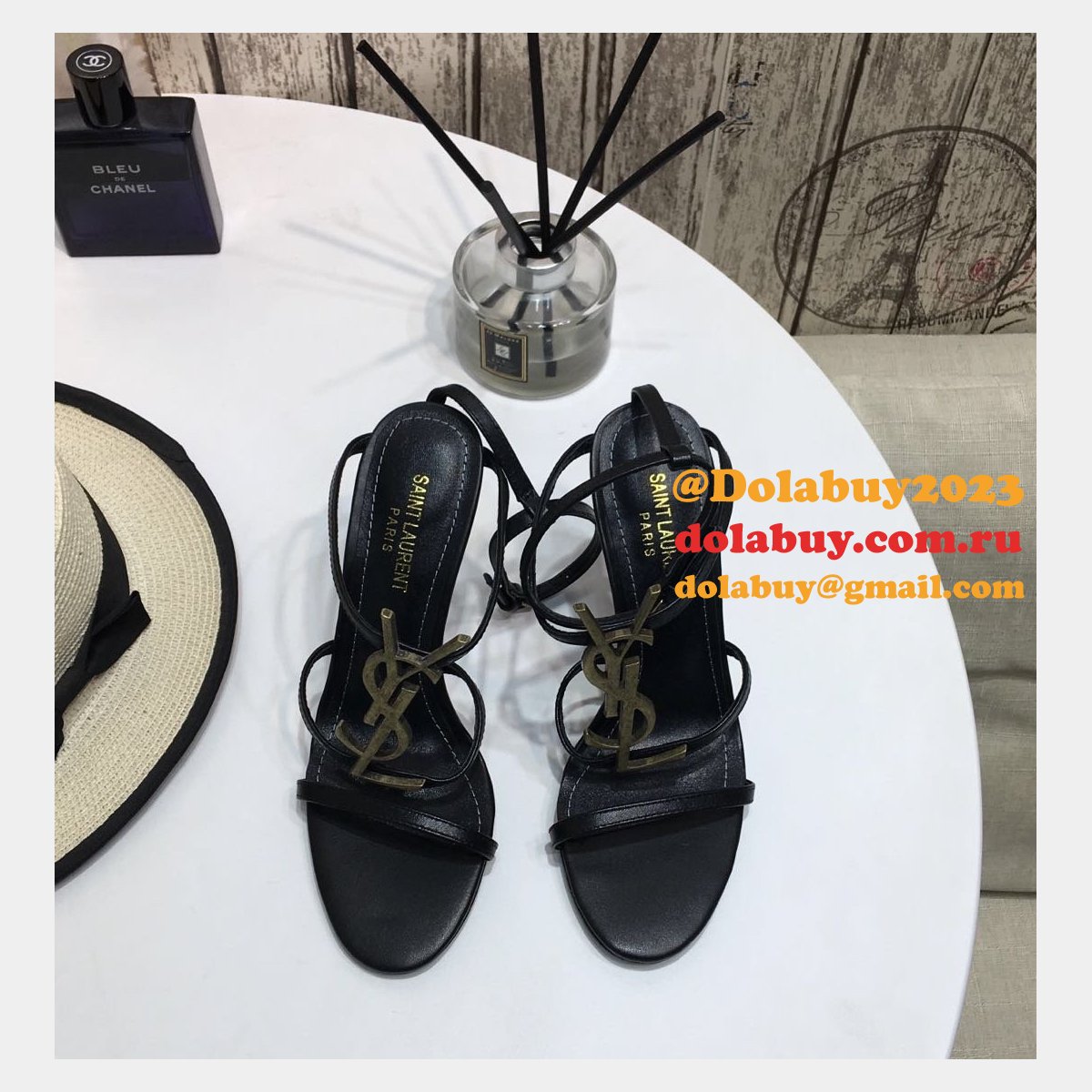 Saint Laurent High Heel Sandals 001