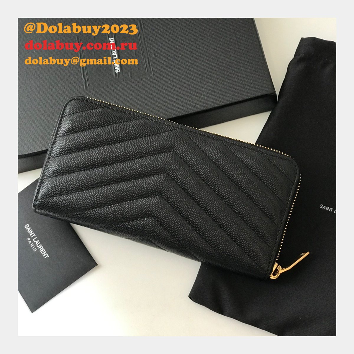 Best Saint Laurent Wallets & Card Cases Black