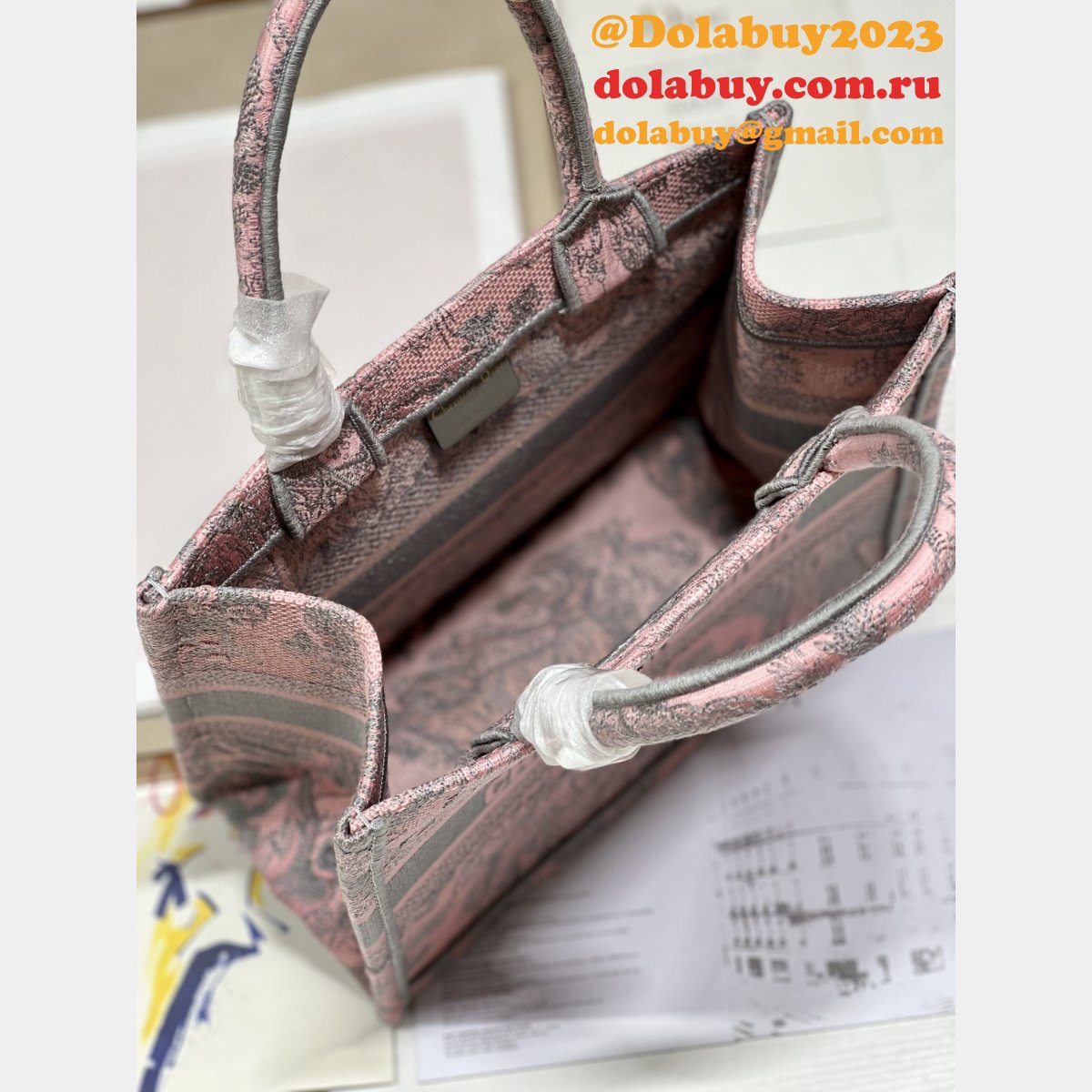 Luxury DIOR BOOK TOTE CHEAP REPLICA BAG Designer