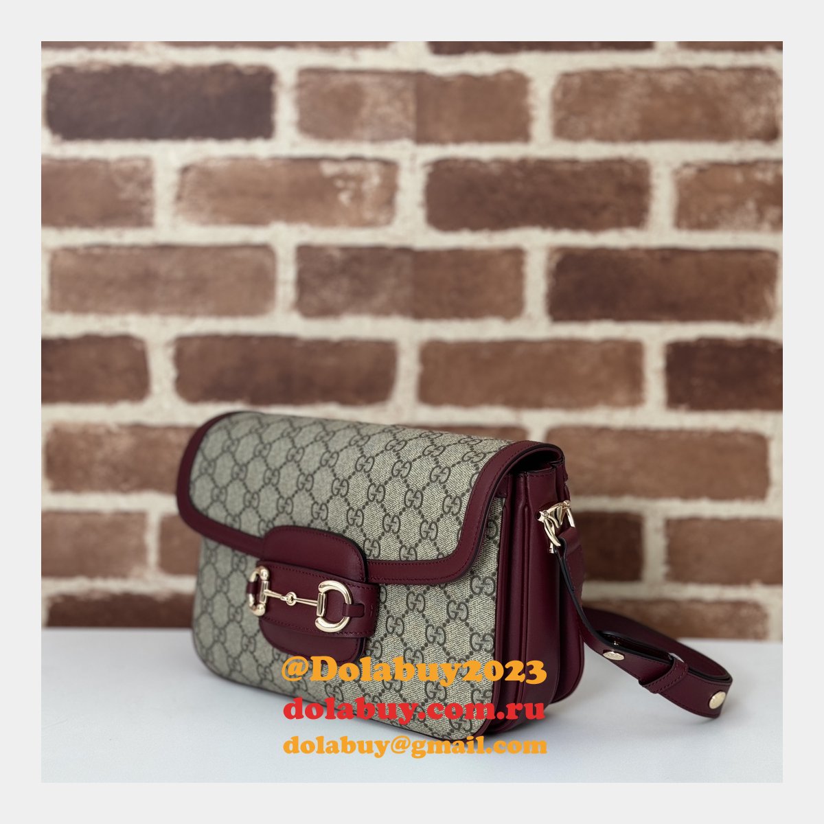 G*u*i horsebit 1955 shoulder chain 815178 replicas bag