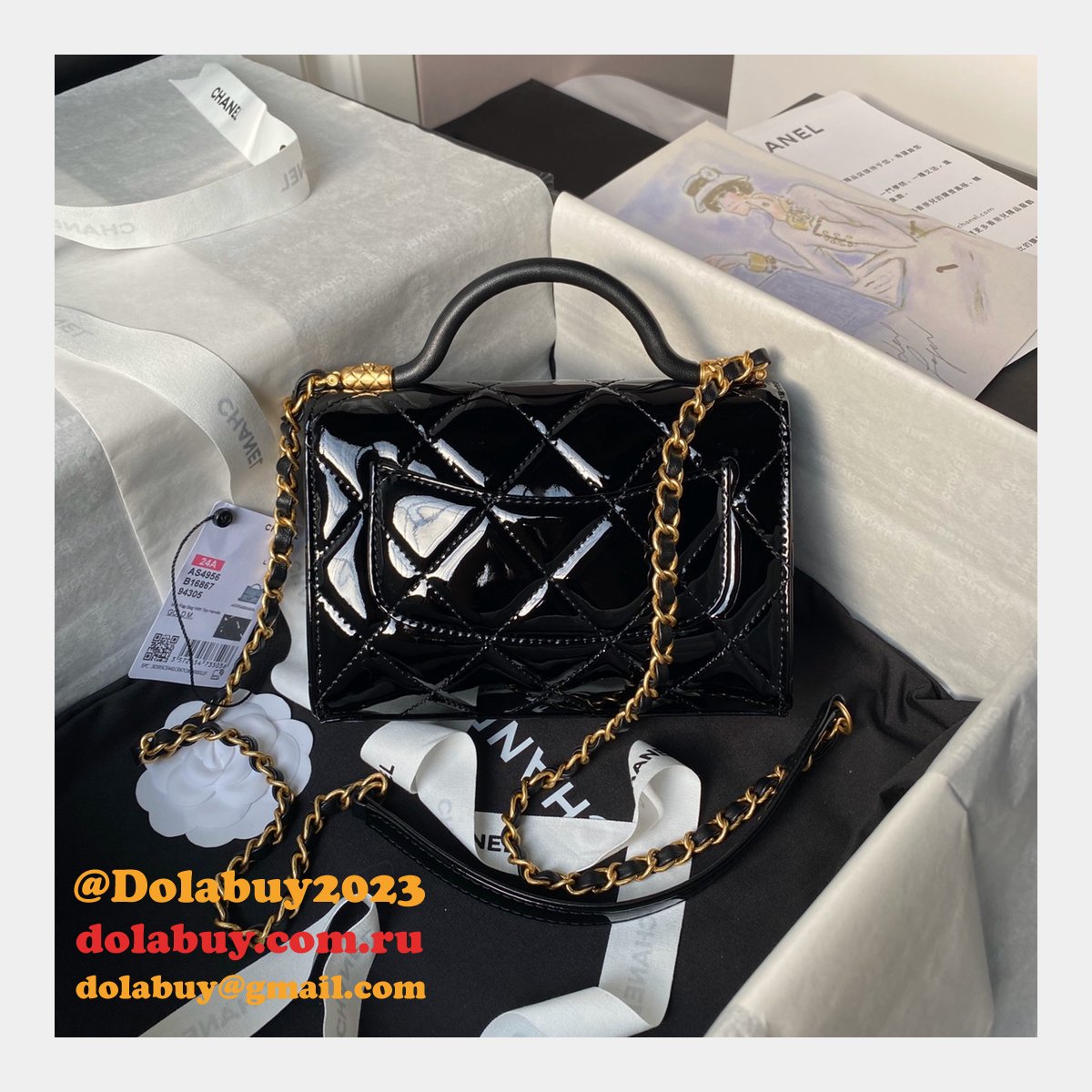 Luxury Replica Best Flap Top Handle AS4956 Copy Designer Bag