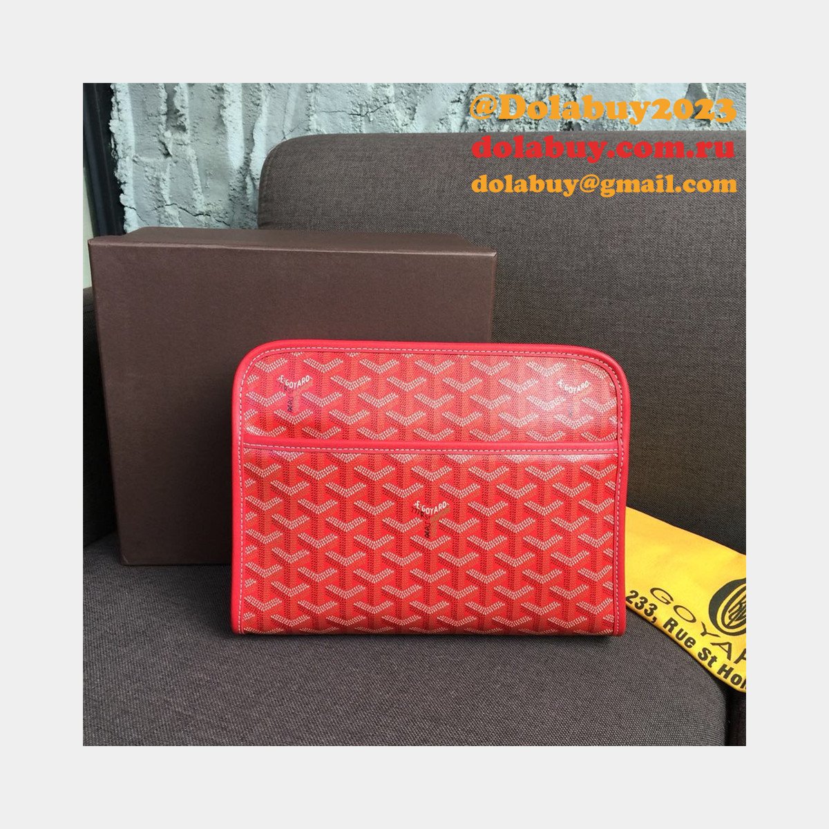 Top Quality Goyard Multi-Color Cosmetic toiletry bag