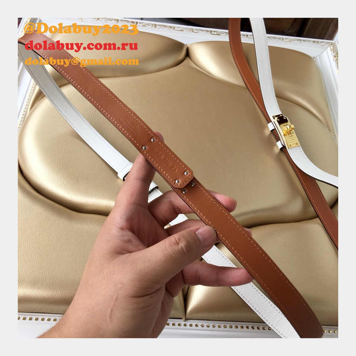 7 Star hottest selling hermes kelly thin belt 17mm