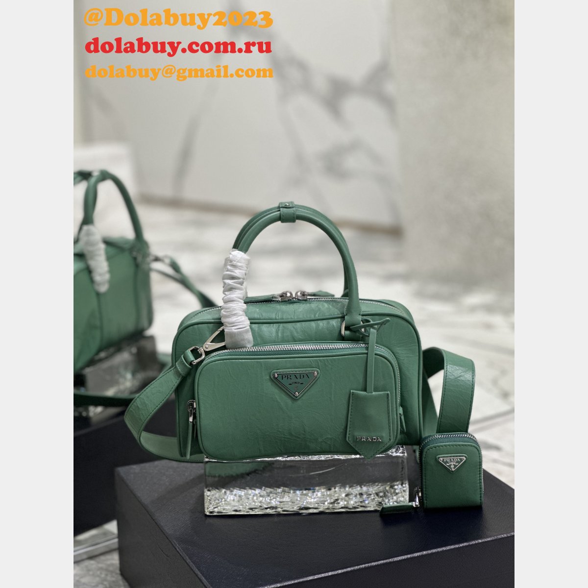 Fashion hottest selling prada camera handbag 2024